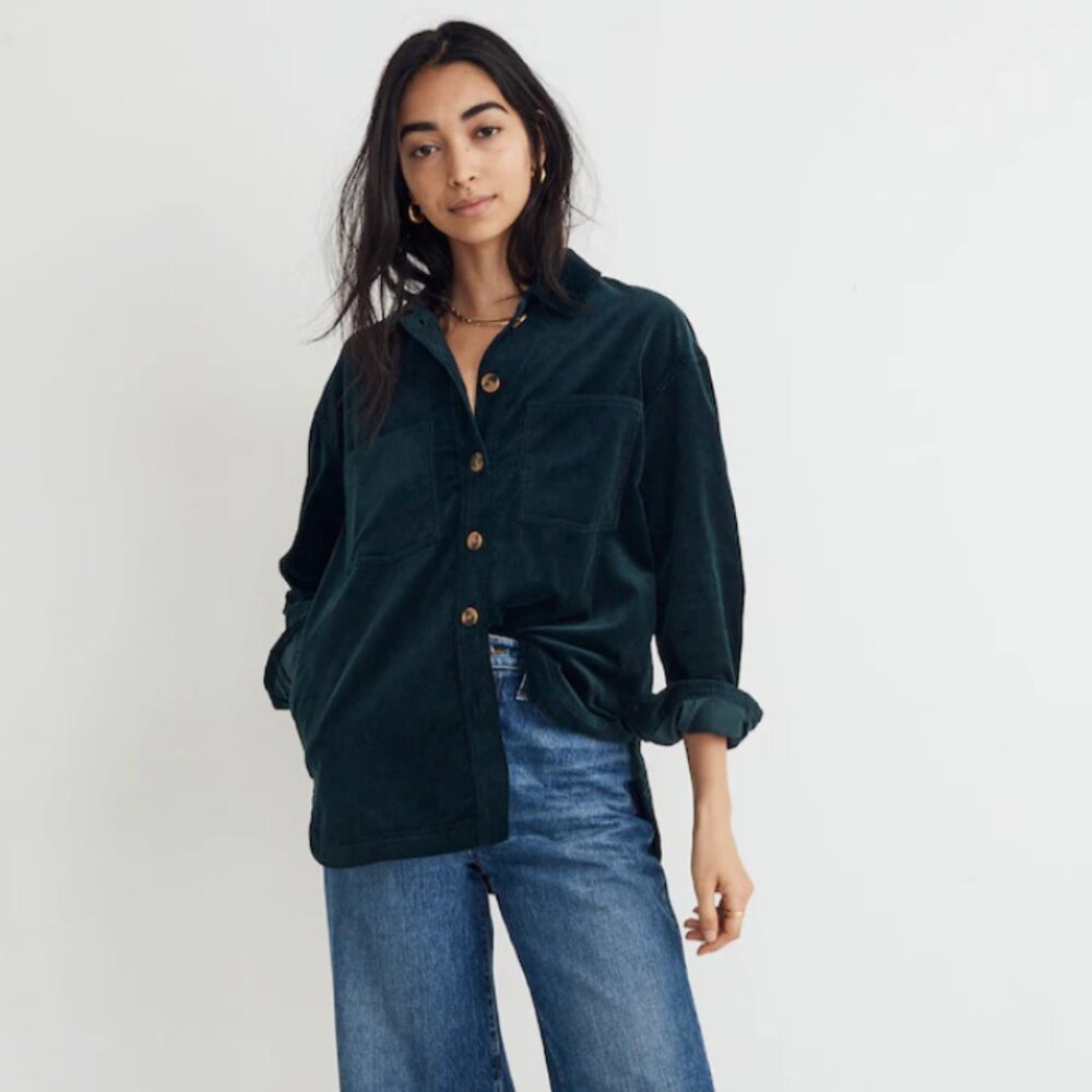 Corduroy Kentwood Oversized Shirt-Jacket